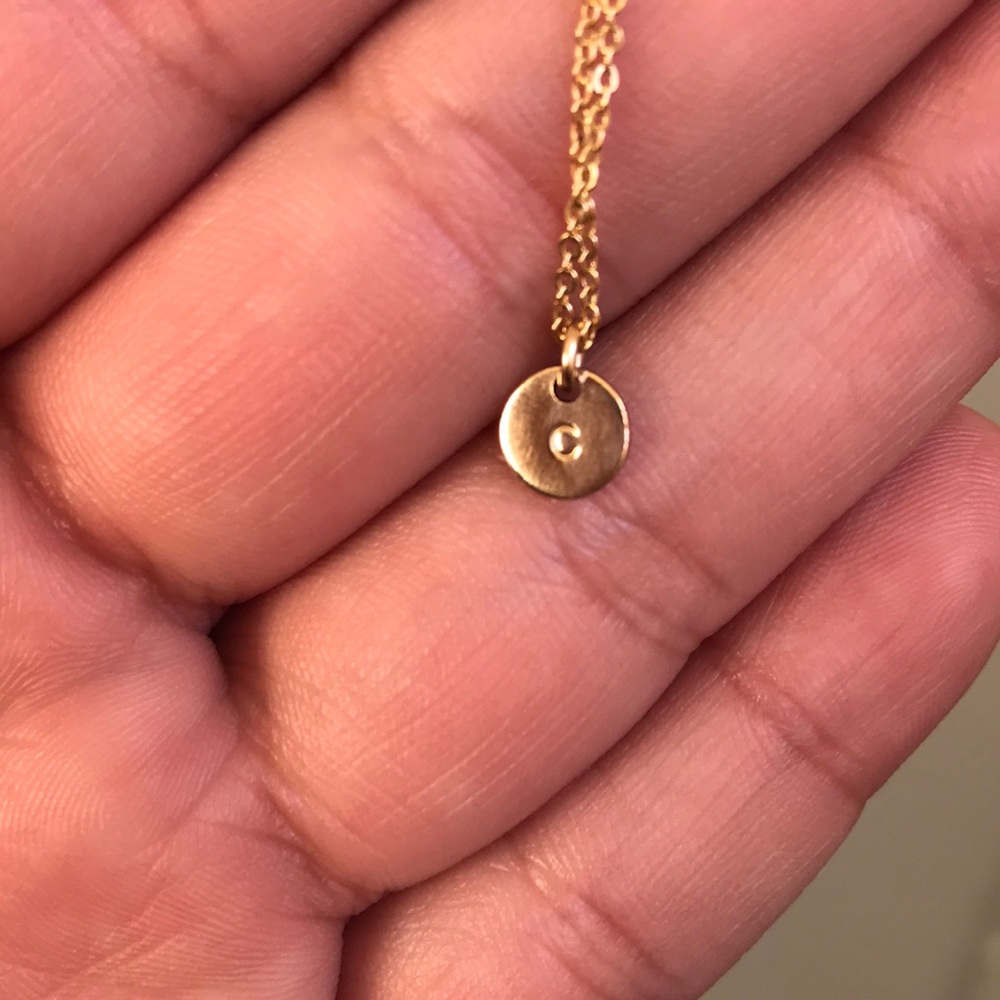20” chain “C” pendant necklace! Brand new!